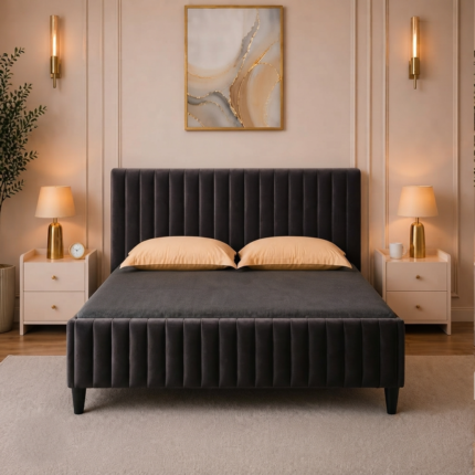 Executive Dark Wood Bed